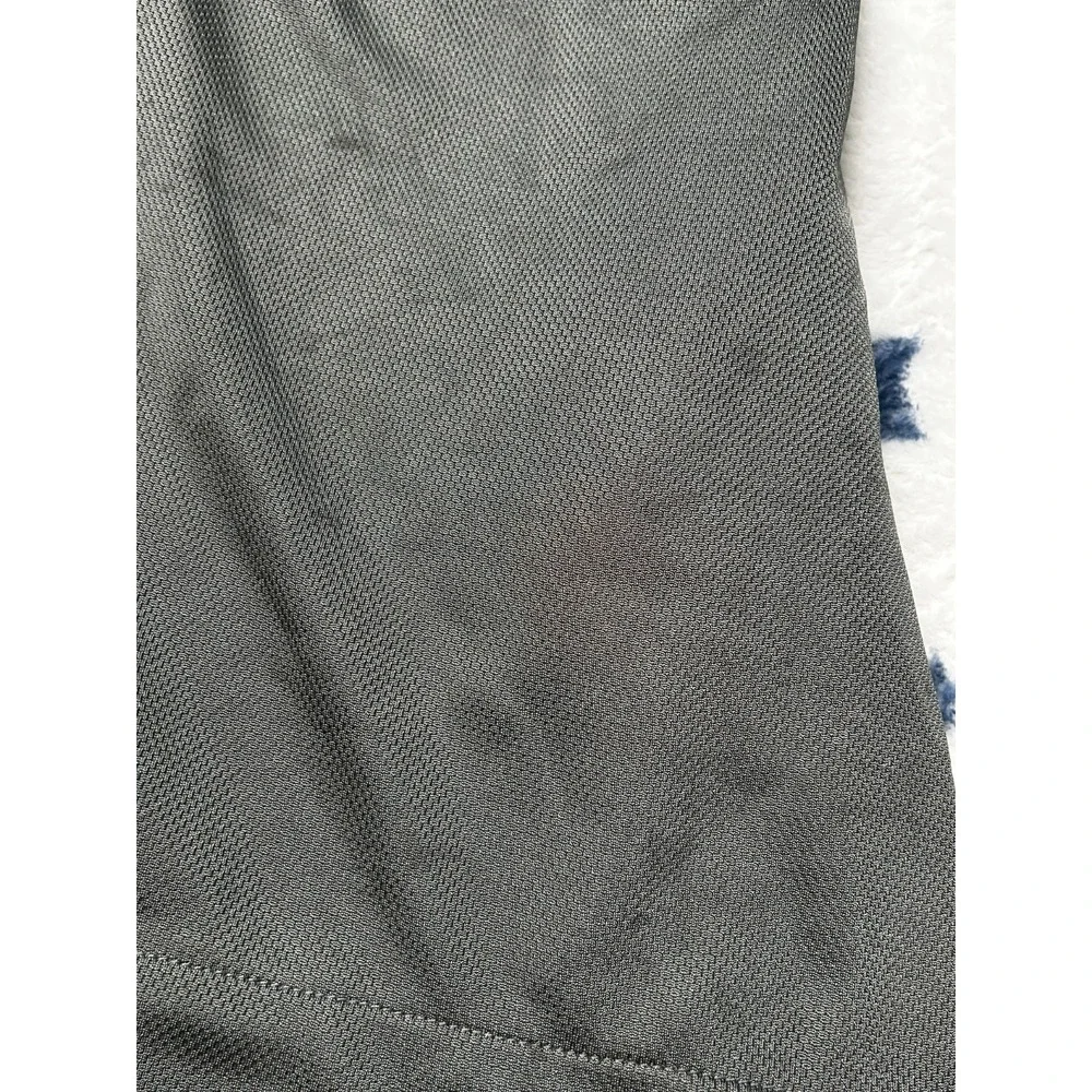 Jordan Shorts Mens Large Gray Athletic Basketball Mesh Training Gym Dri-FIT